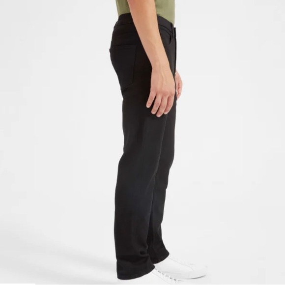Everlane Mens Straight Jeans in Black - Picture 3 of 7